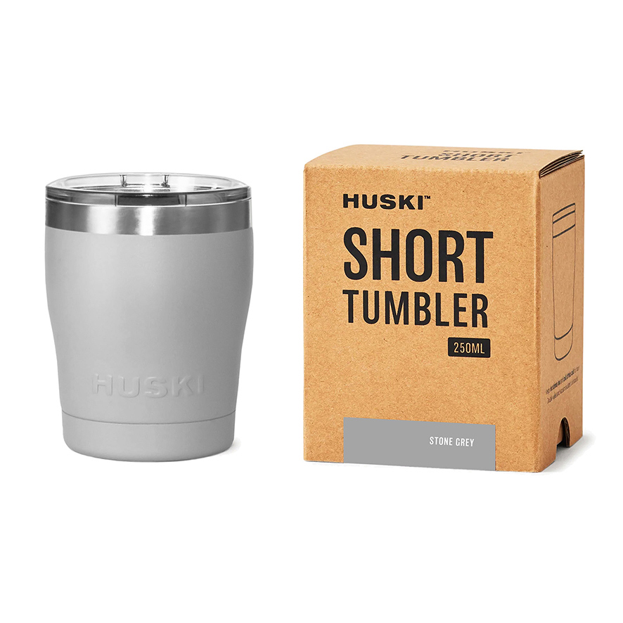 Huski Short Tumbler 2.0 - Stone Grey